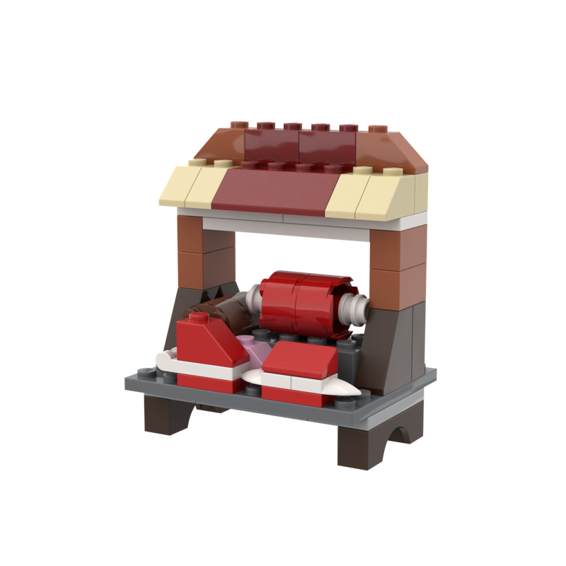 Lego Moc Market Stall Meat By Brickalchemist Rebrickable