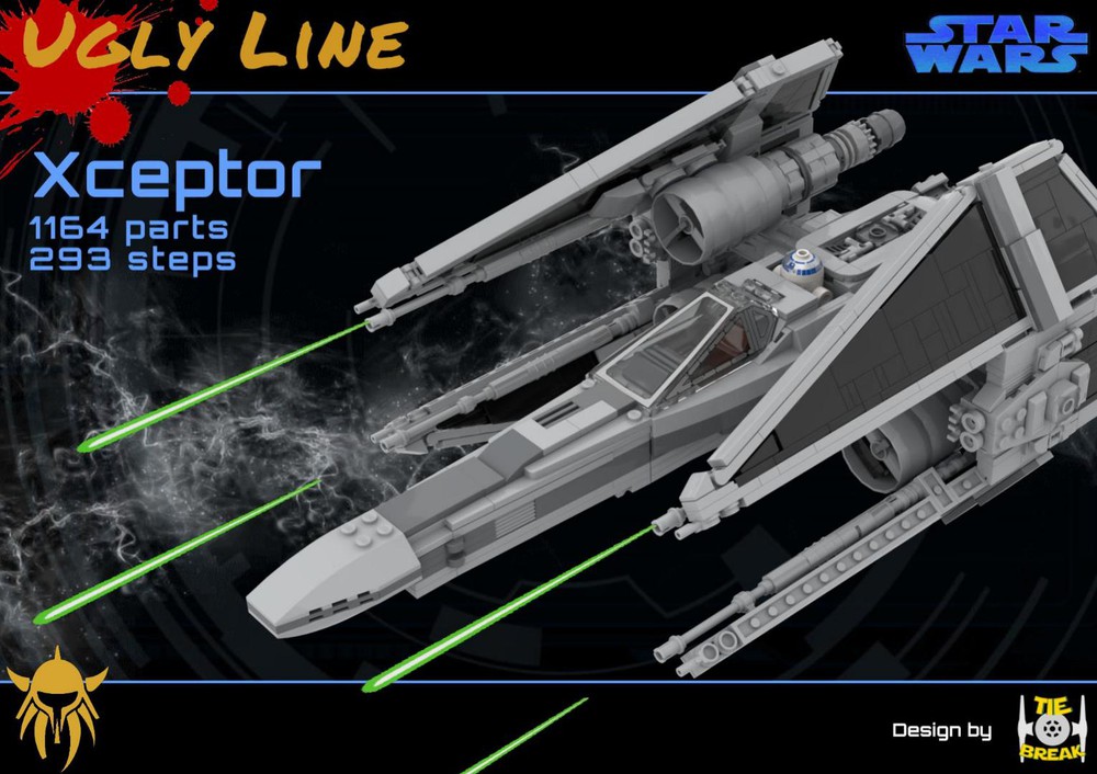 LEGO MOC X Ceptor UGLY Starfighter Line By TIEbreak Rebrickable