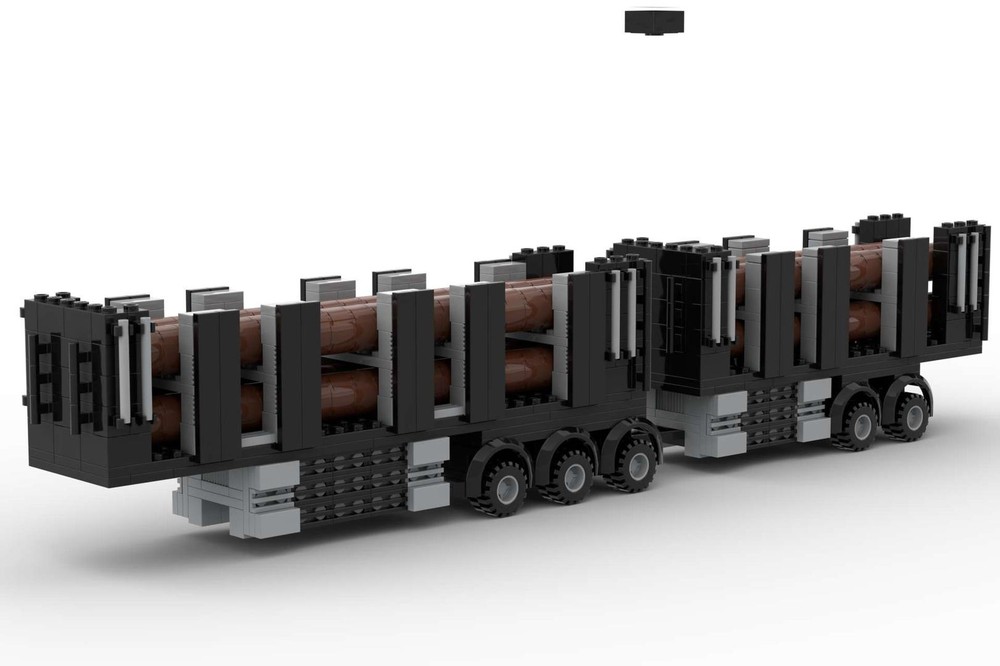 Lego Moc Logging Trailer Rocky Mountain Double By Nova Christoph