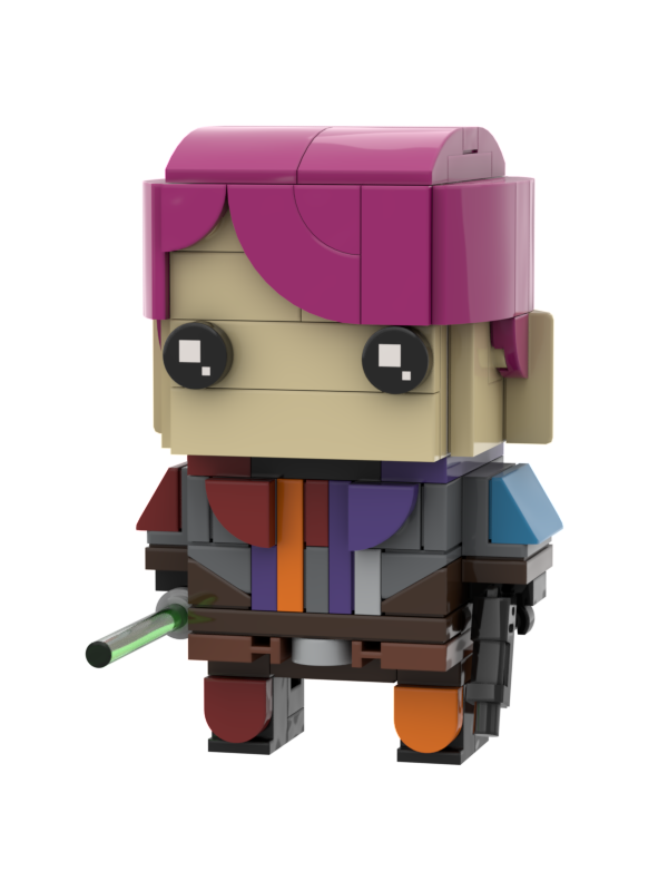 Lego Moc Sabine Wren Ahsoka S Padawan Brickheadz By Fmbricks