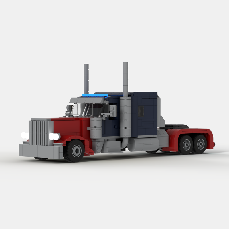 Lego Moc Peterbilt Optimus Prime By Tinman Rebrickable