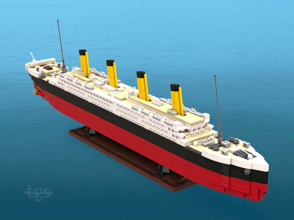 Lego Moc Rms Titanic By T Brick Rebrickable Build With Lego