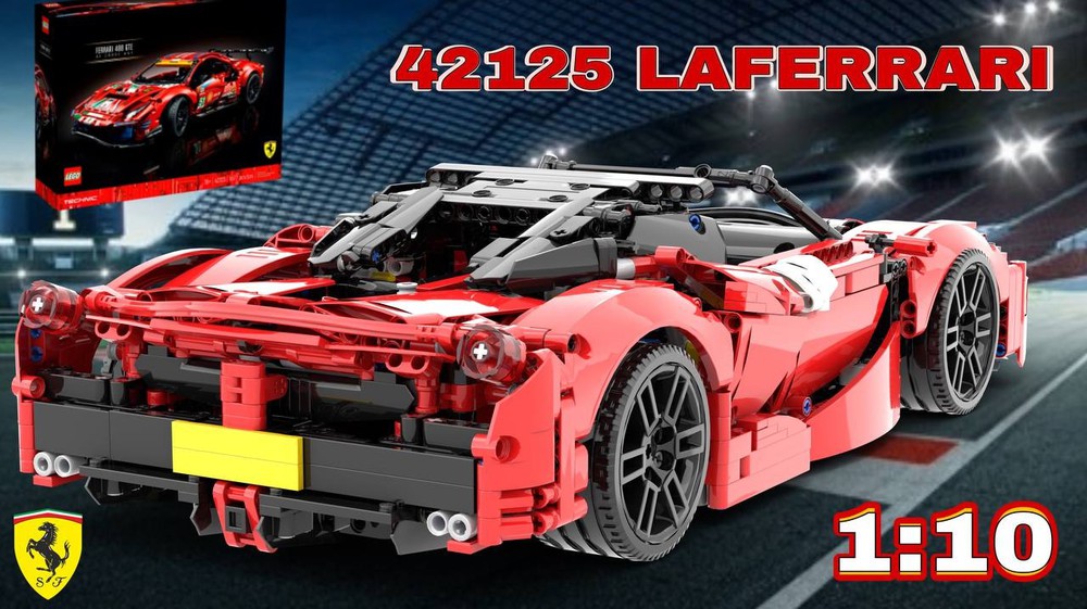 LEGO MOC 42125 Ferrari LaFerrari 1 10 Alternate Build By Lemberg