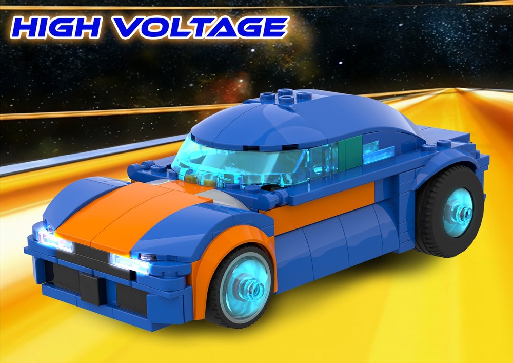 LEGO MOC High Voltage Hot Wheels Acceleracers By Pfundjj Rebrickable Build With LEGO