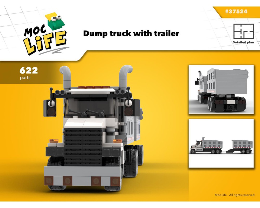 truck dumper with trailer