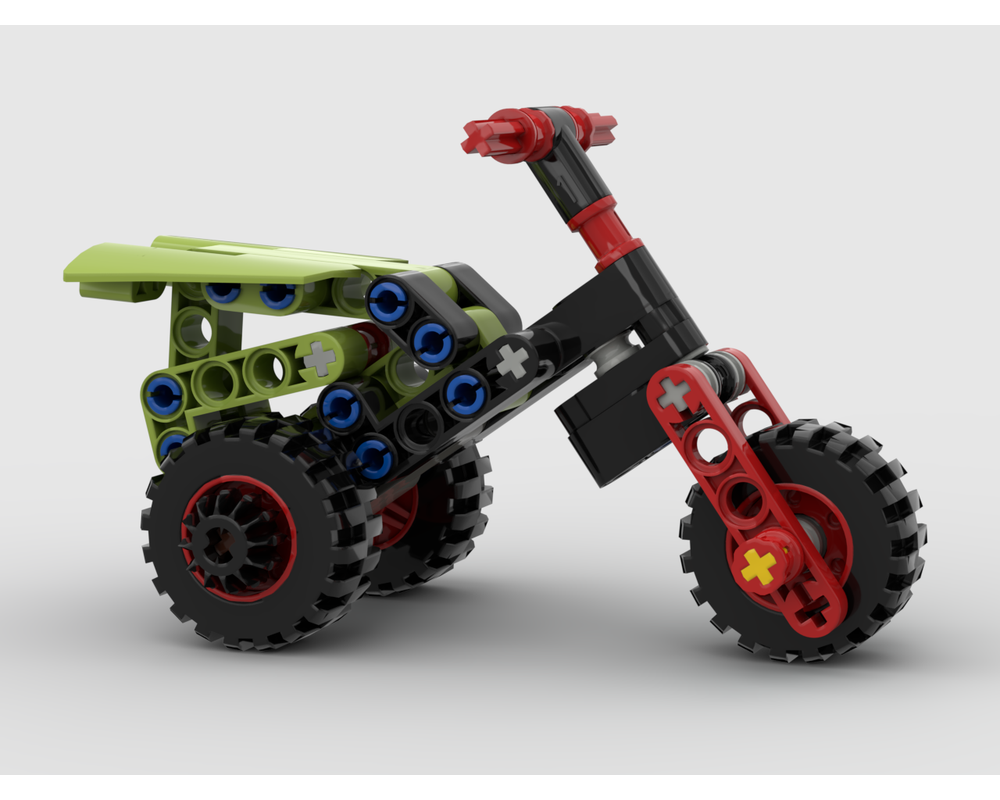 Lego Moc Tricycle Model By Deltamc Rebrickable Build With Lego