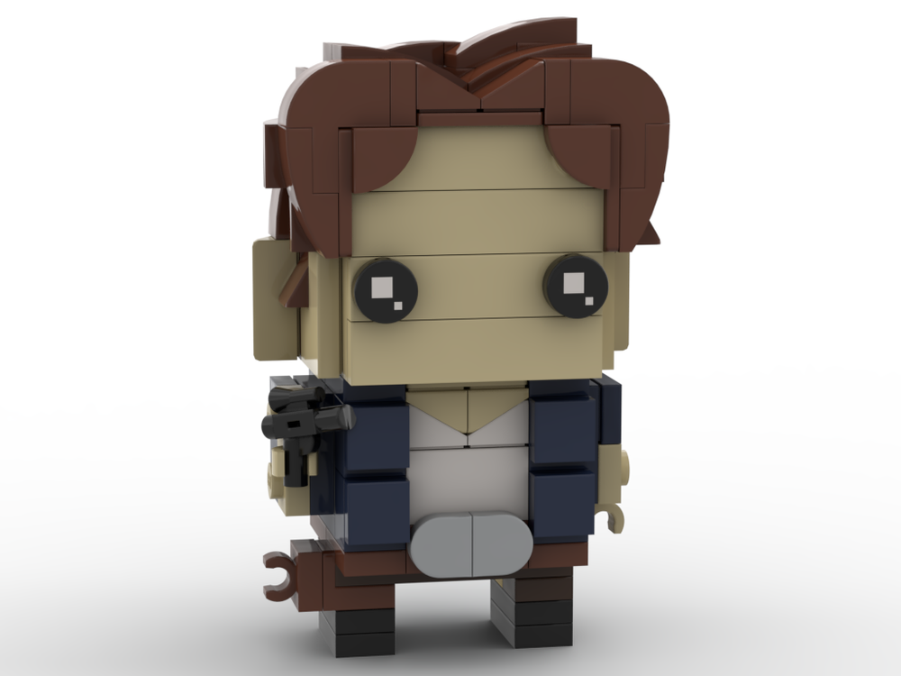 Lego Moc Han Solo Episode V Brickheadz By Imperial Brickz Rebrickable Build With Lego