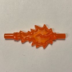 LEGO PART 35032b Wave Power Burst Flame Bolt Large With Bar Ends