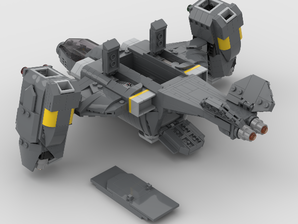 Lego Moc Helldivers Pelican Shuttle By Al Xw Rebrickable