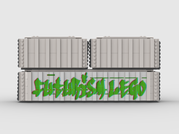 Lego Moc Long Futuristic Shipping Container By Futurism Lego