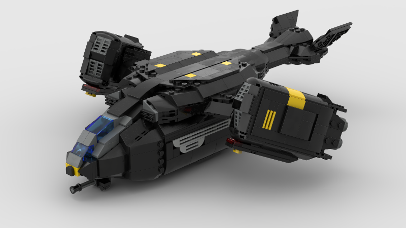 Lego Moc Pelican Extraction Shuttle Helldivers By Lxavierw