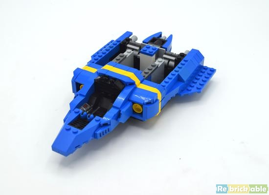 MOC Review: MOC-78824 - Blue Falcon (F-Zero) | Rebrickable - Build with ...