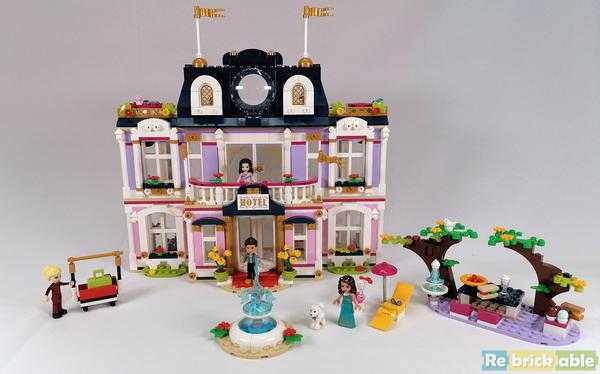 Review: 41684-1 - Heartlake City Grand Hotel | Rebrickable - Build