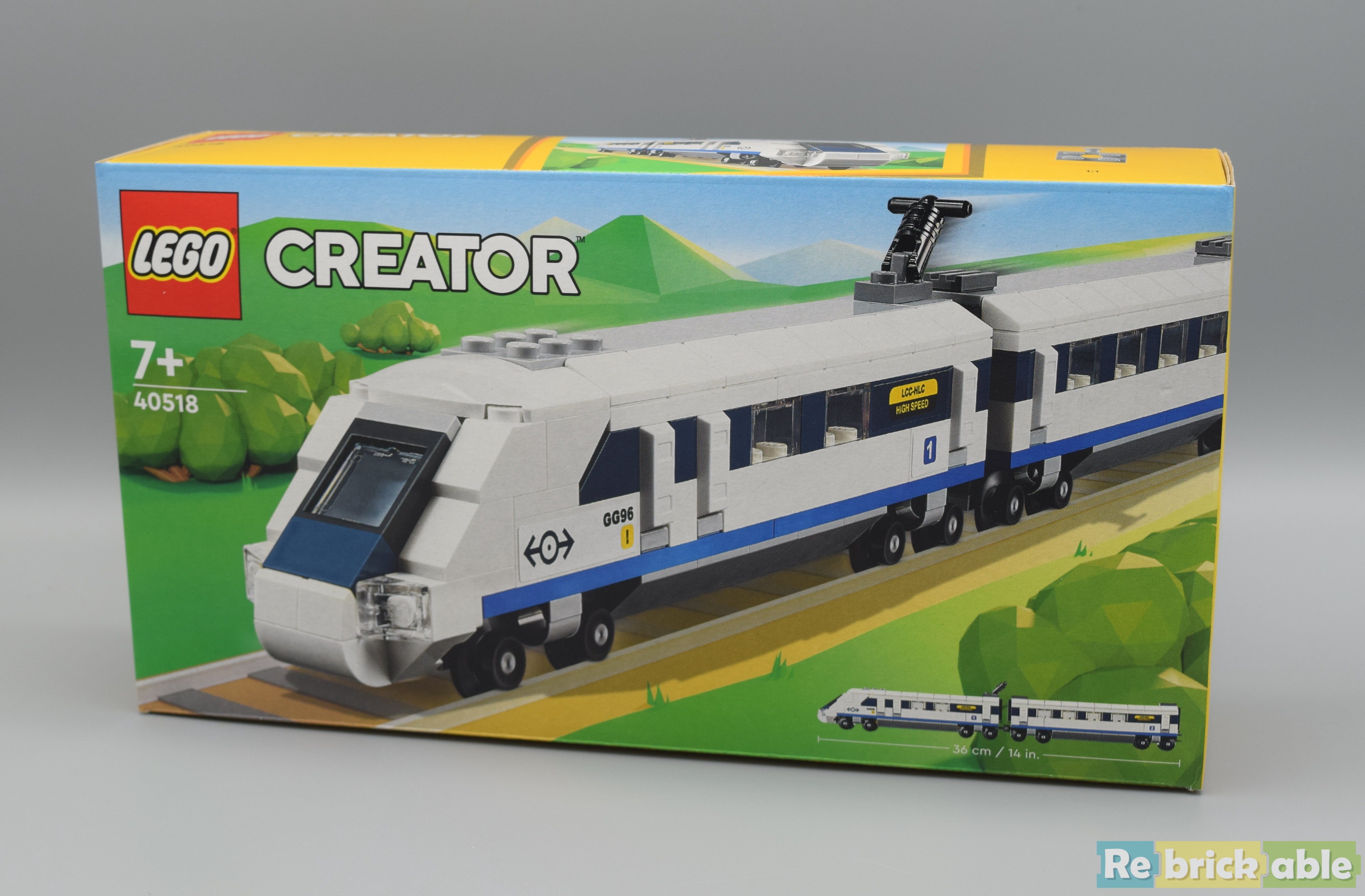Review: 40518-1 - High-Speed Train﻿ | Rebrickable - Build with LEGO