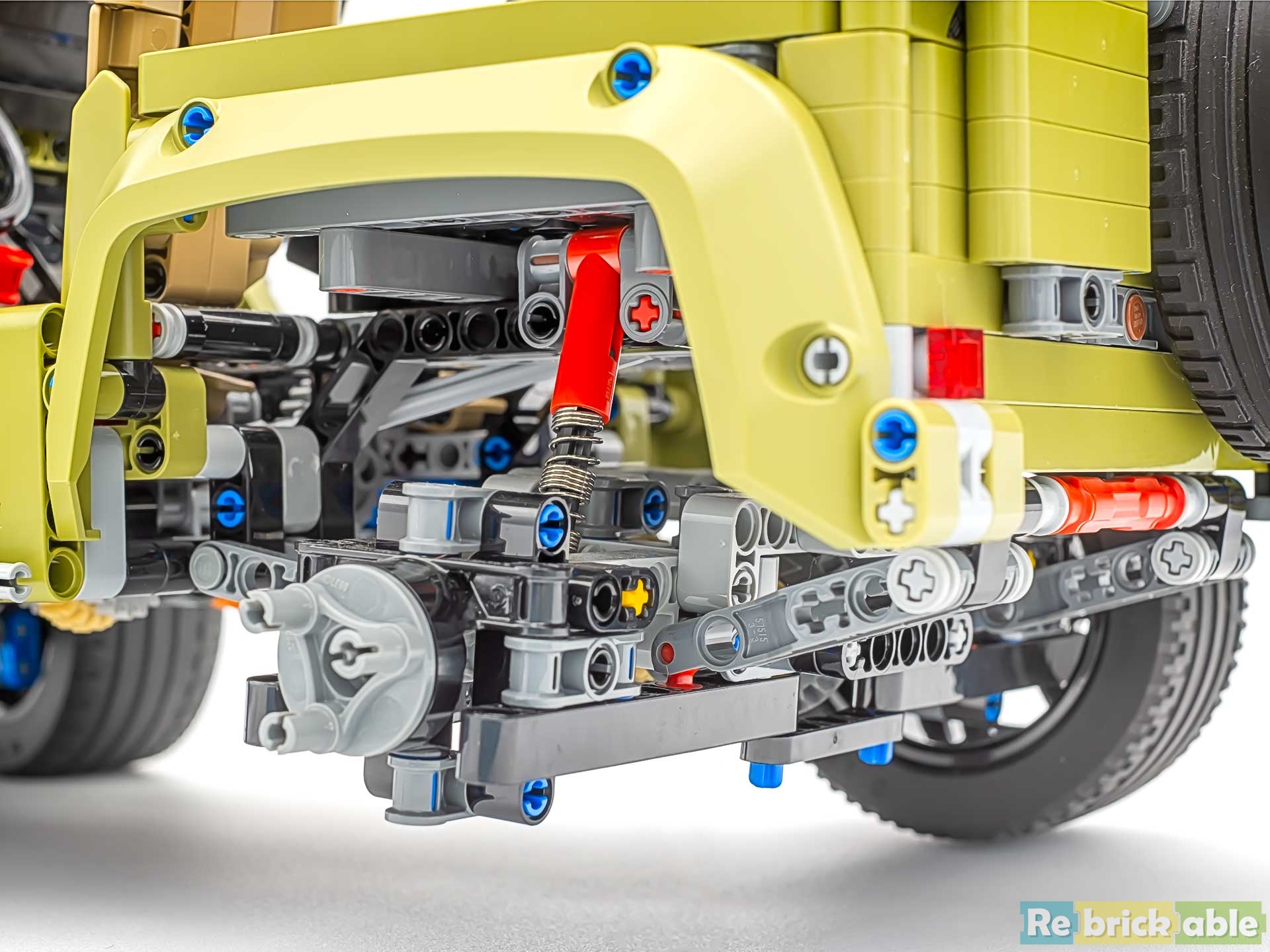LEGO MOC 42110 C model - Jeep Wrangler Bruiser Conversion by gyenesvi