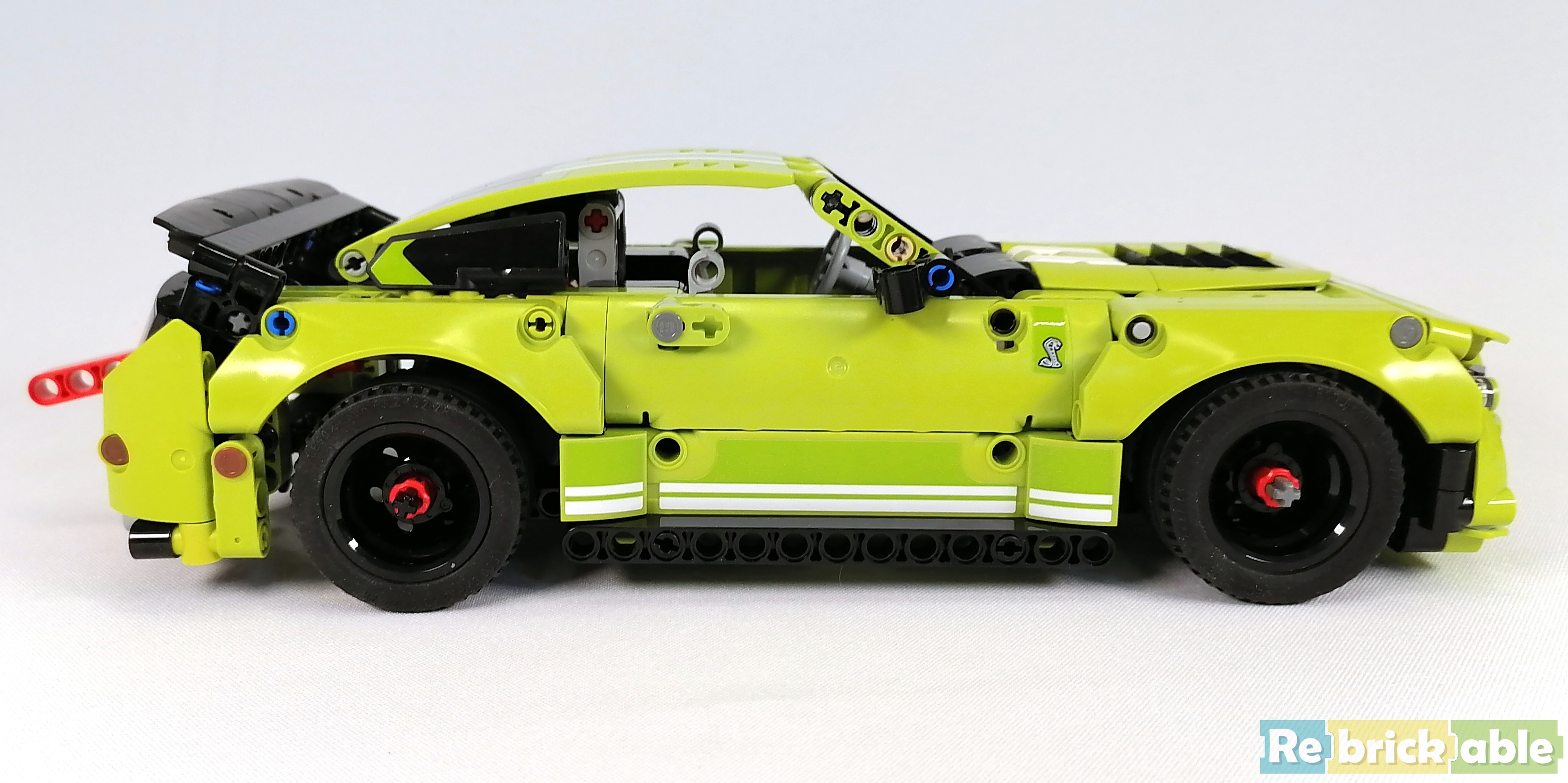 LEGO Technic 42138 Ford Mustang Shelby GT500 detailed building review 