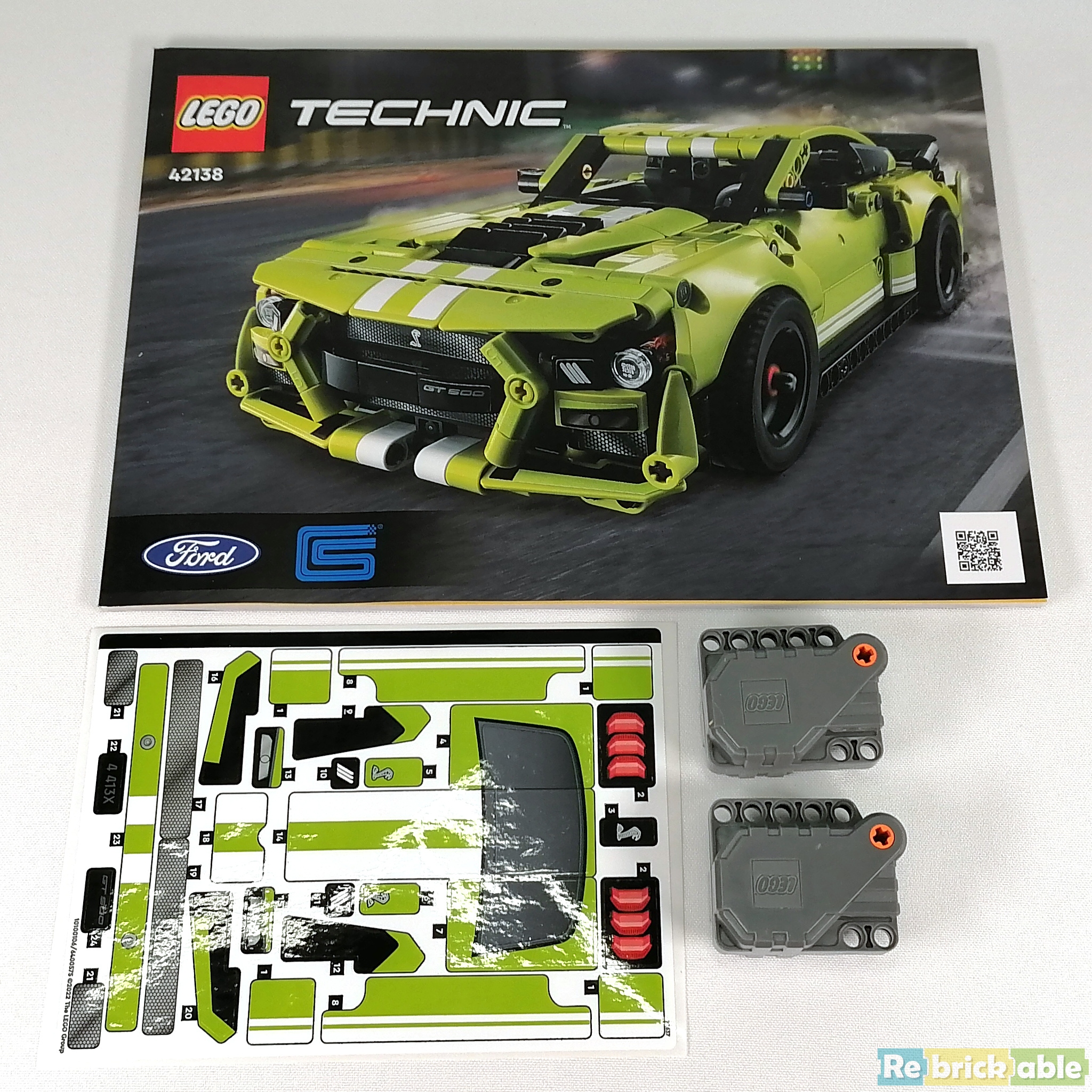 Lego noob builds his first Technic set  (42138) Ford Mustang Shelby GT500  review