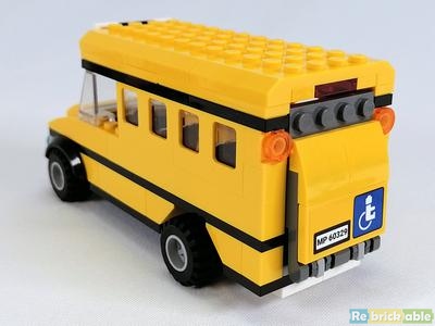 LEGO My City: School Day Bus Toy & Road Plates (60329)