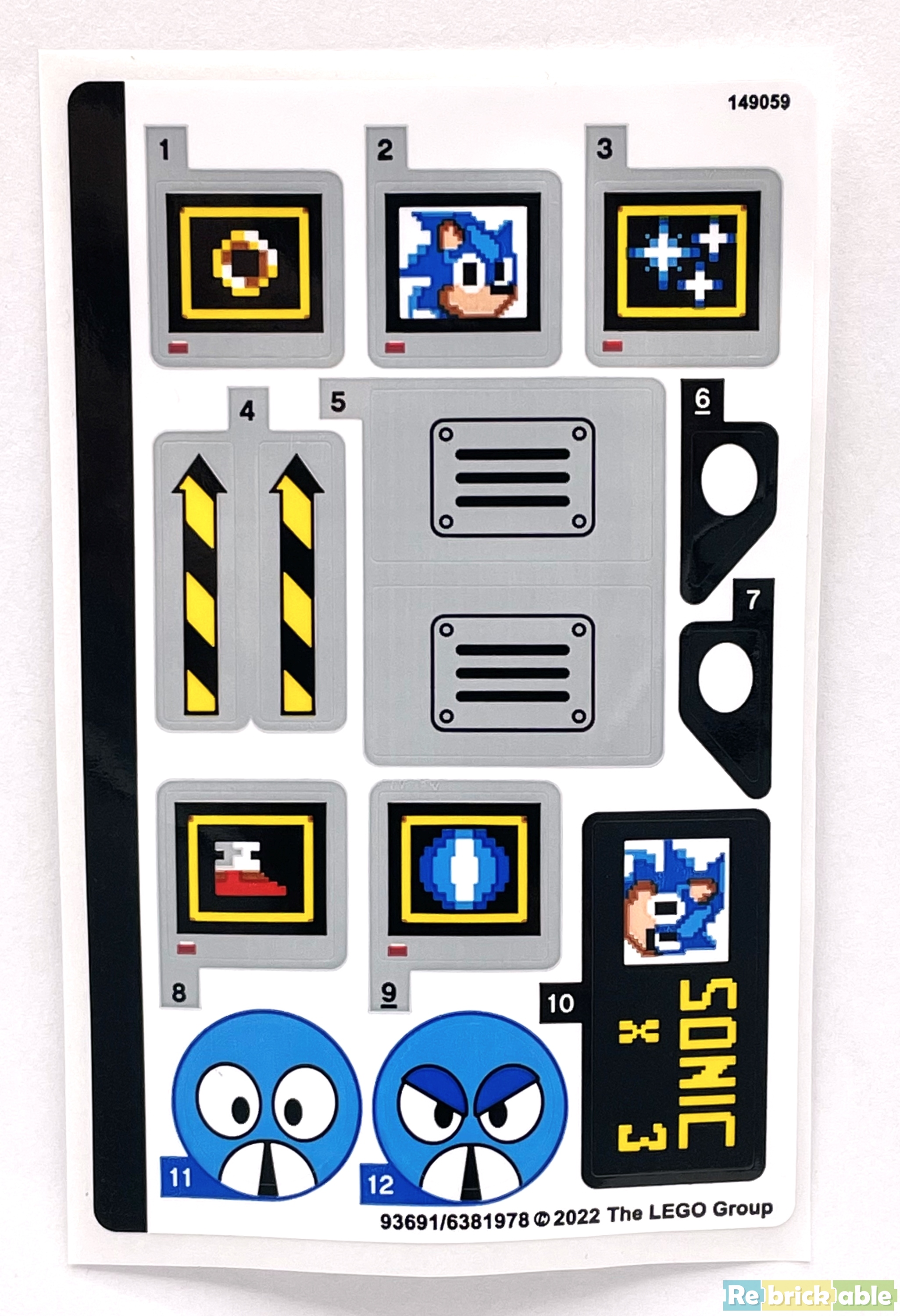 Sonic Stickers - 12 - Pro Sport Stickers