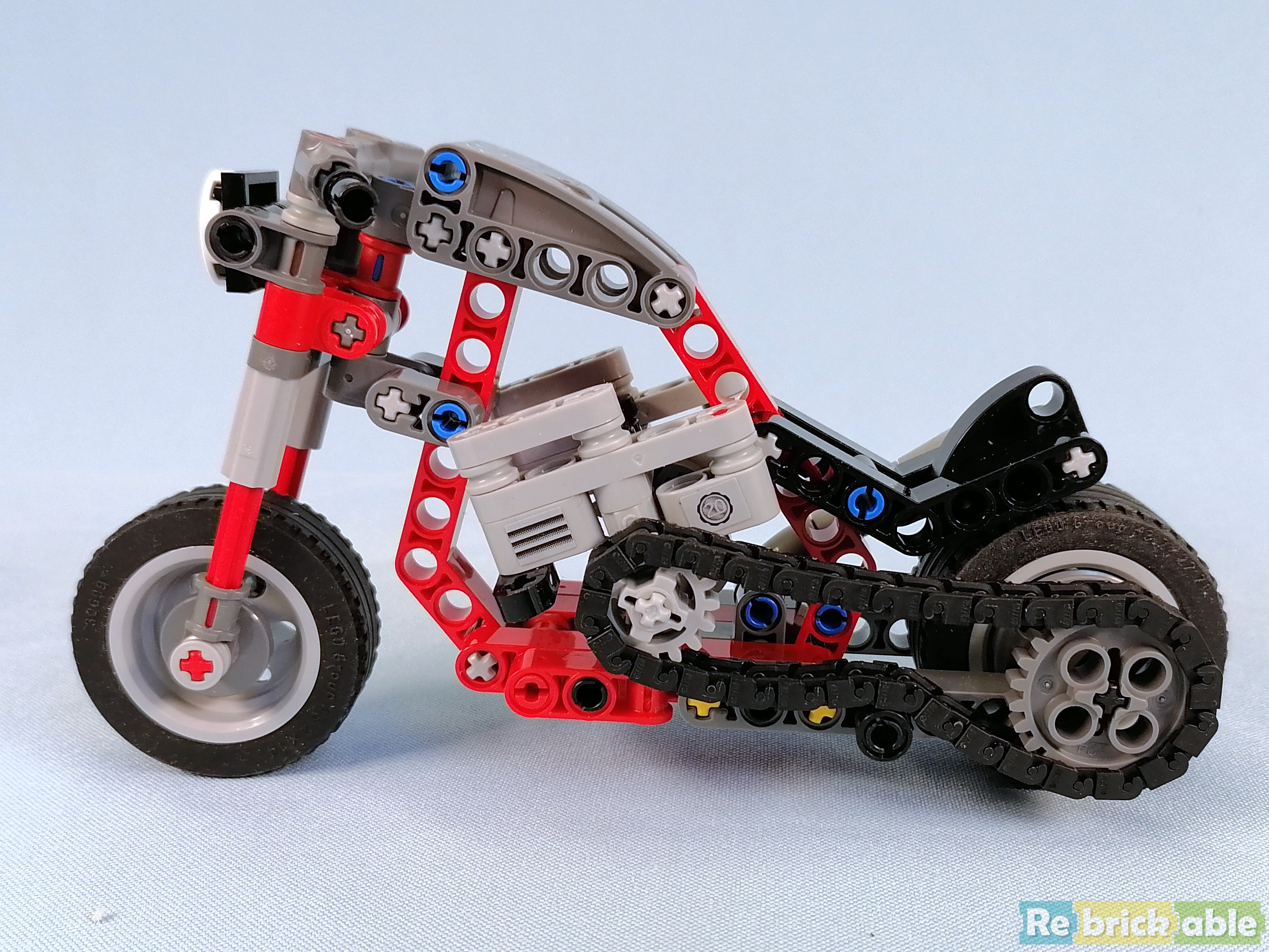 LEGO Technic 42132 Motorcycle - LEGO Speed Build Review 