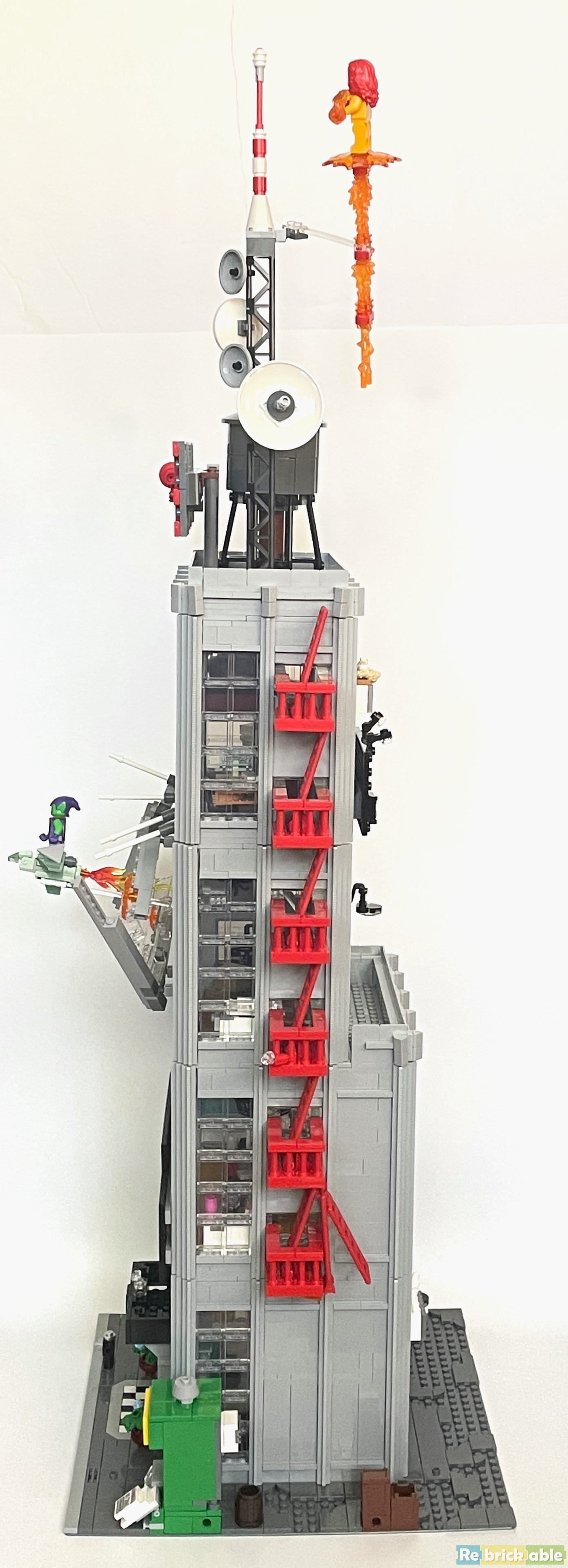 Review 761781 Daily Bugle Part 2 The Build Rebrickable Build