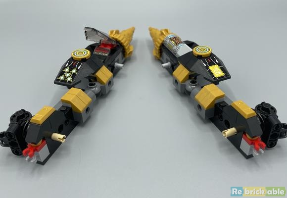 LEGO Ninja Ultra Combo Mech NINJAGO (71765) Building Kit 1102 Pcs Set  673419355230