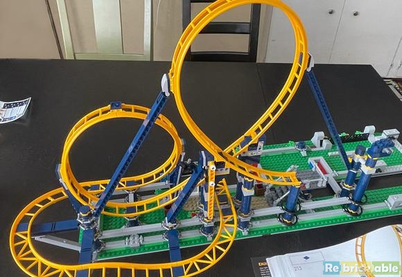 Review 10303 1 Loop Coaster Rebrickable Build with LEGO