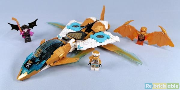 Review: 71770-1 - Zane's Gold Dragon Jet | Rebrickable - Build with LEGO