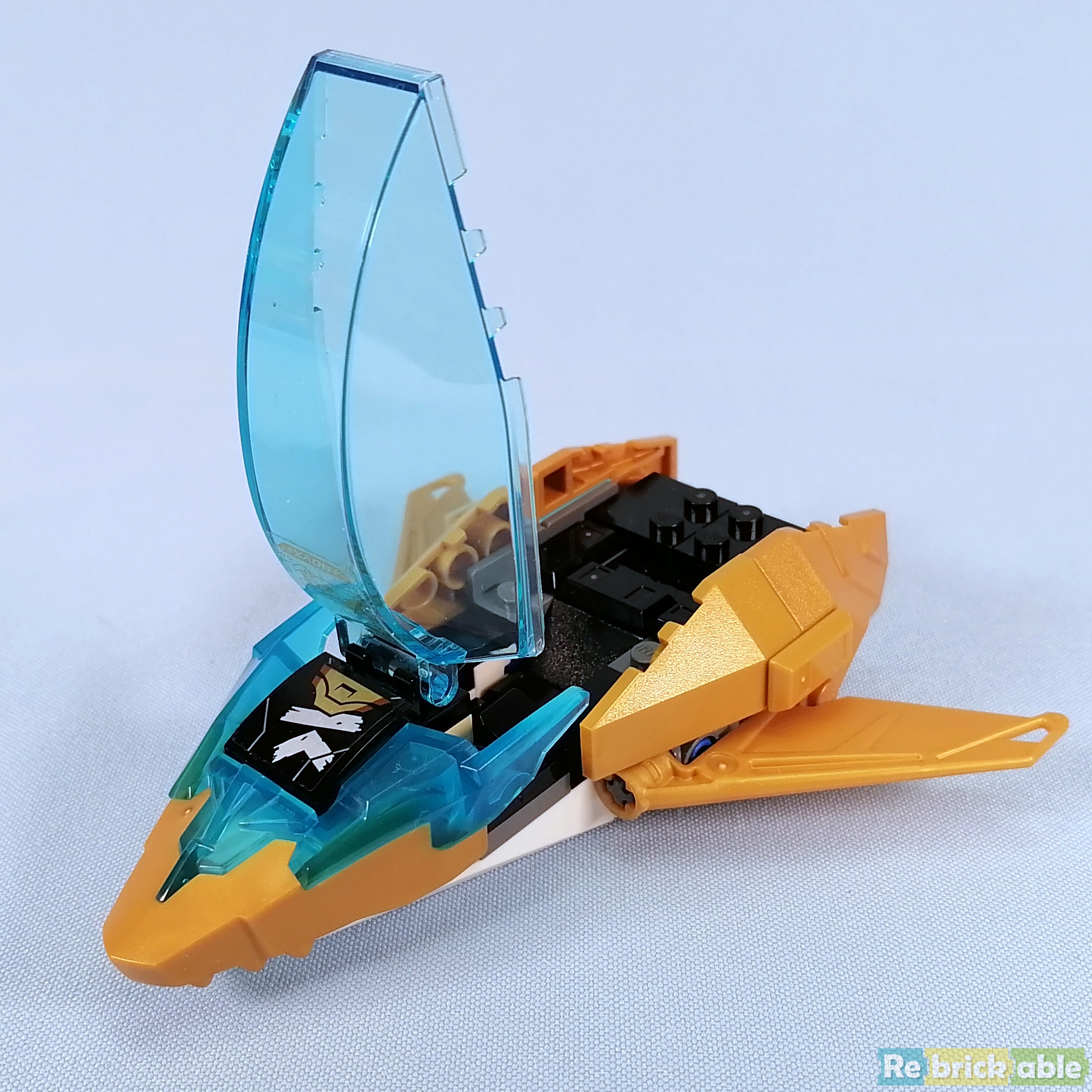 Review: 71770-1 - Zane's Gold Dragon Jet | Rebrickable - Build