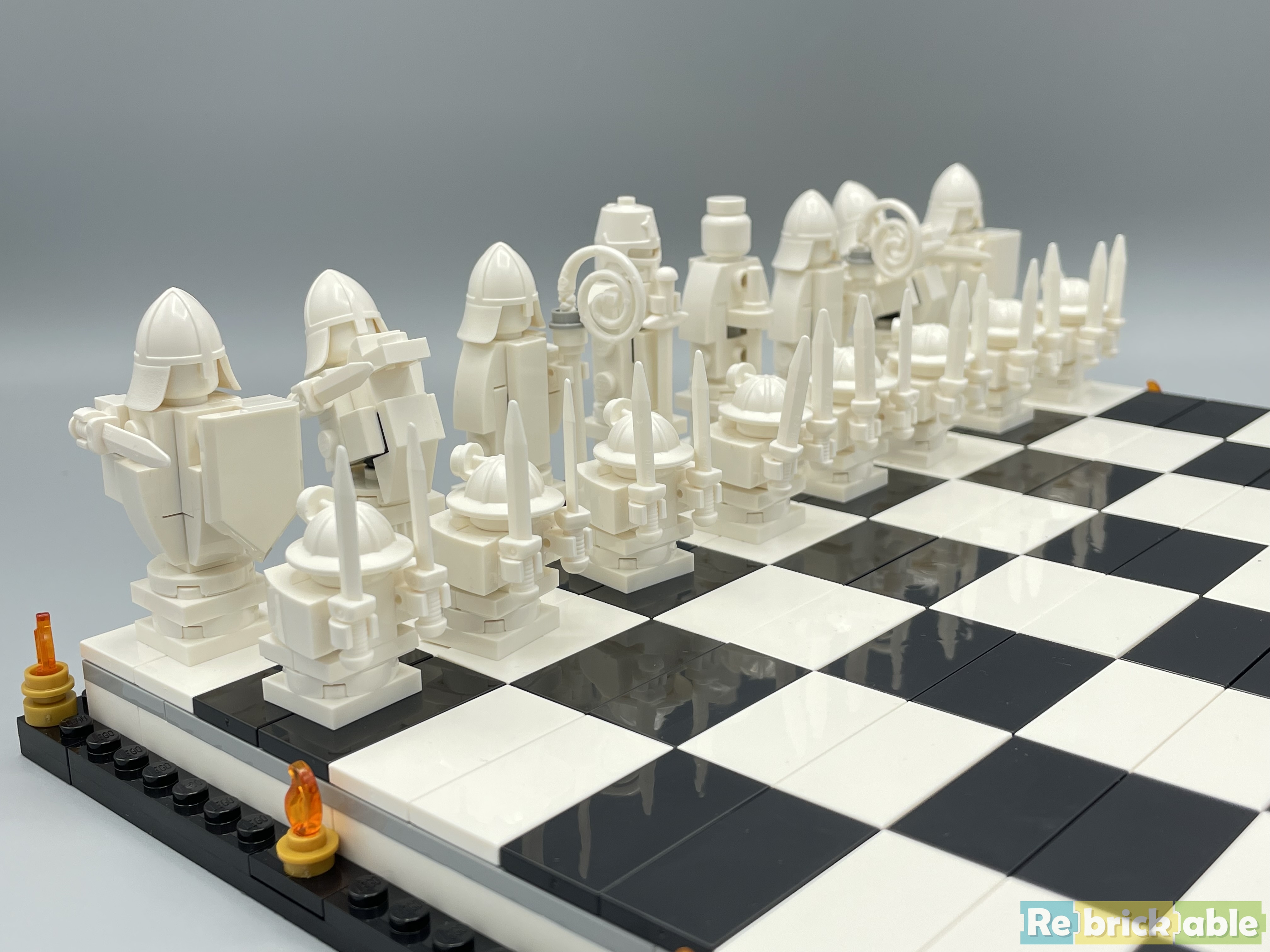 White & Gold Chess Set Trio  Chess set, Chess queen, Sculptures