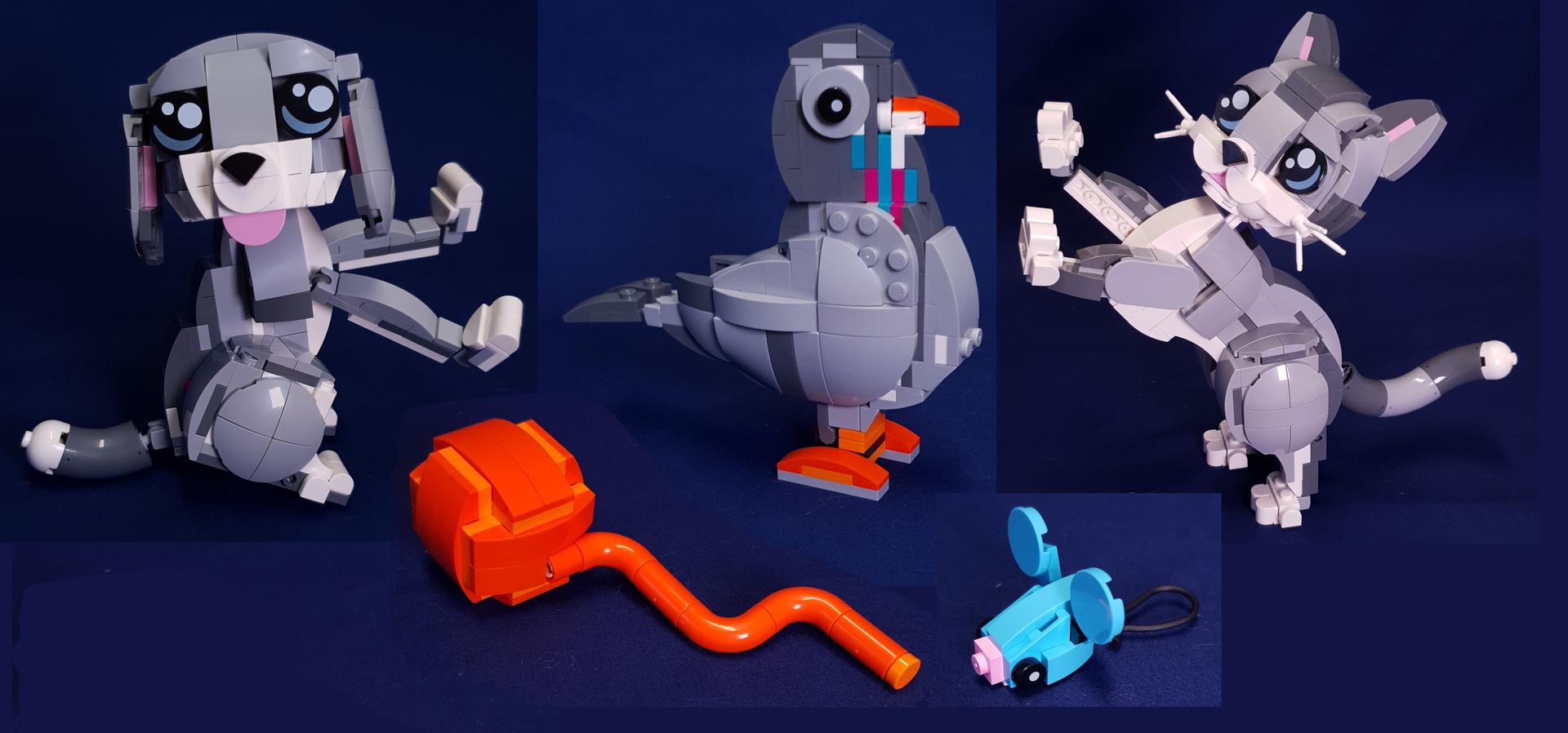 Review: 31163-1 - Playful Cat | Rebrickable - Build with LEGO