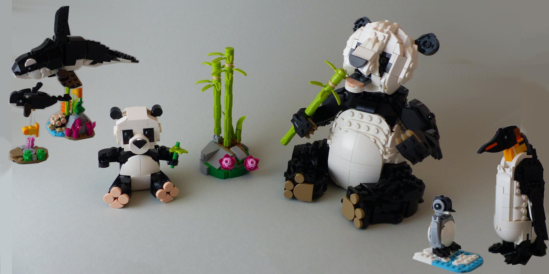 Review: 31165 - 3-in-1 Wild Animals: Panda Family | Rebrickable