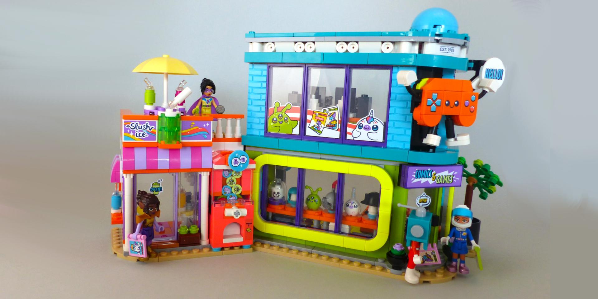 Review: 42674 - Comic Book and Game Store | Rebrickable - Build