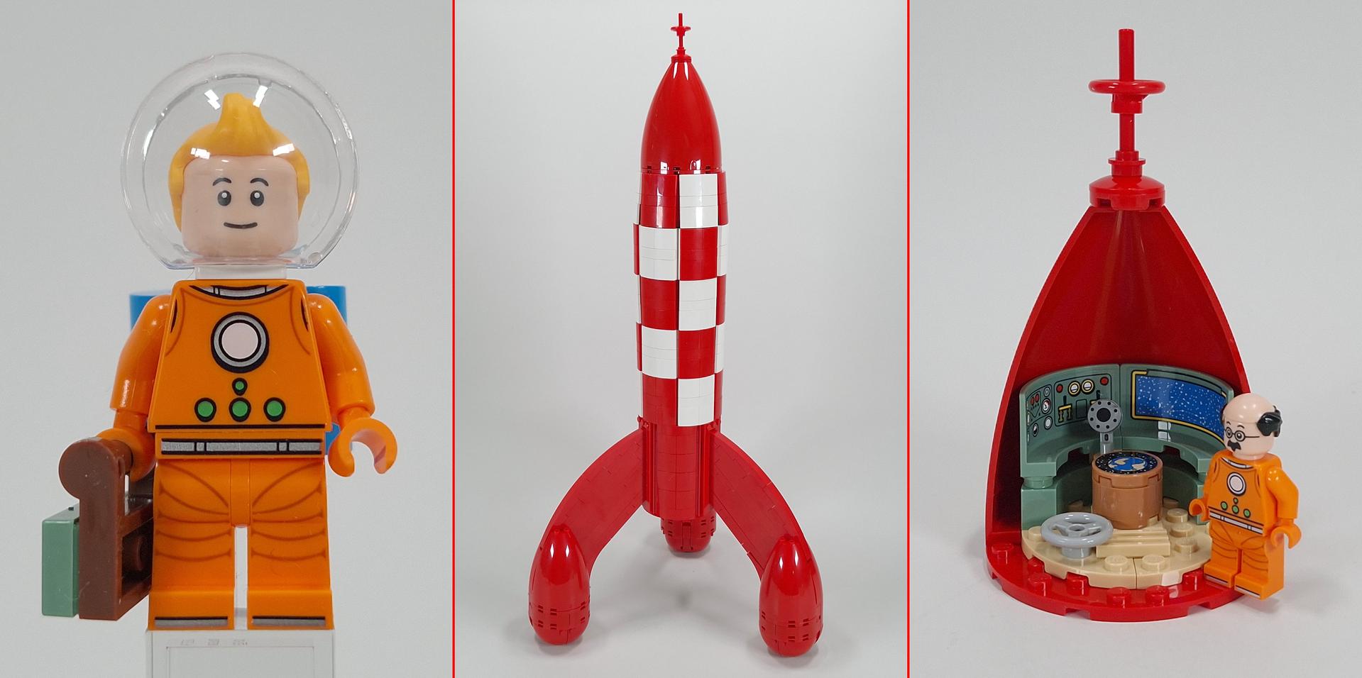 Review: 21367-1 - Tintin Moon Rocket | Rebrickable - Build with LEGO