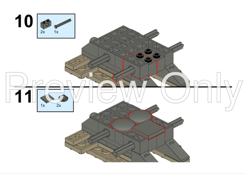 LEGO MOC Nostromo Survey Tractor By Lordfrito Rebrickable Build With LEGO