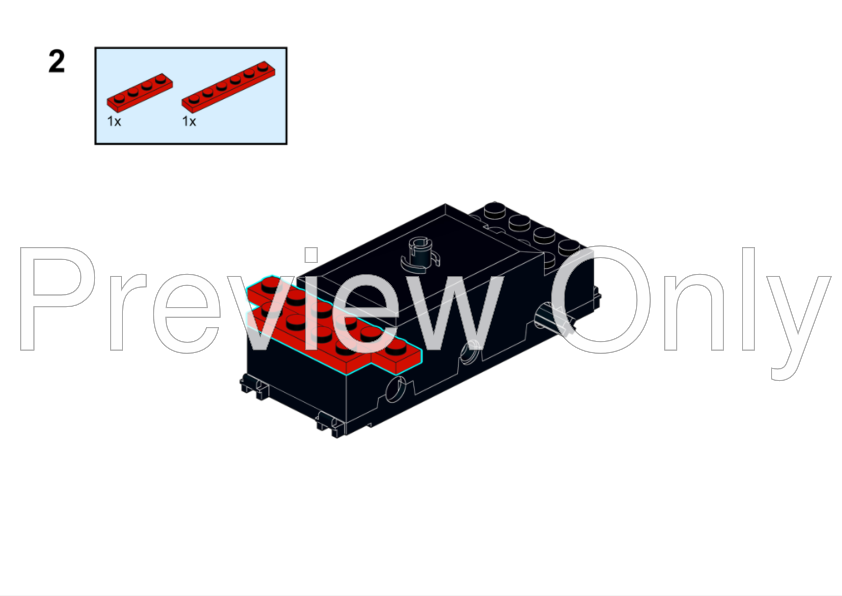 LEGO MOC-103119 Volkswagen T1 - Minifigure Scale | RC by _magan_
