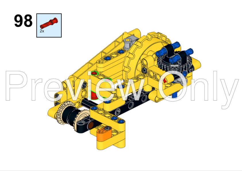 Lego technic siege discount tank