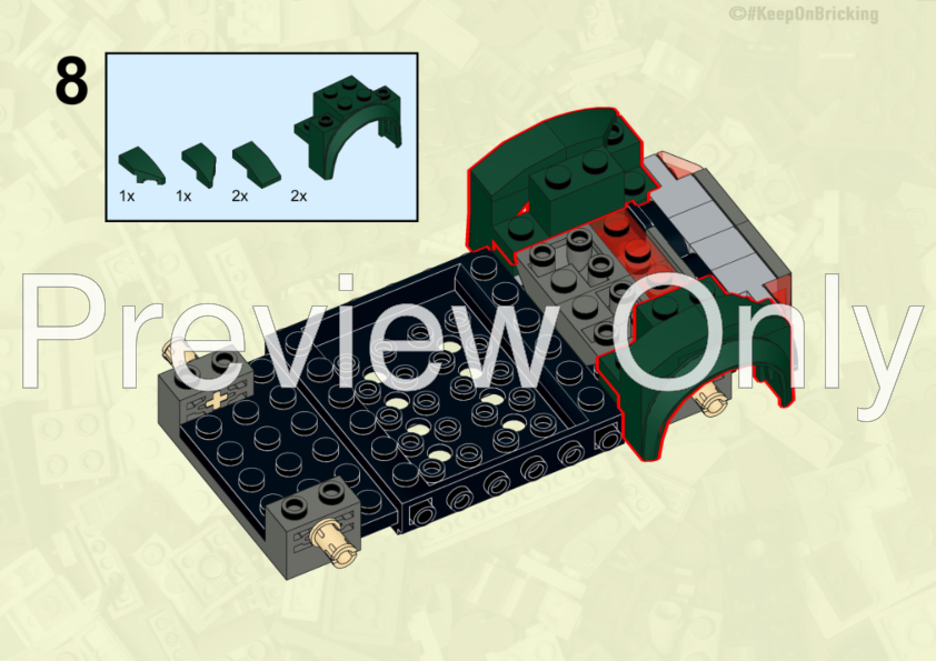 LEGO MOC 76907 British Trucker by Keep On Bricking | Rebrickable 