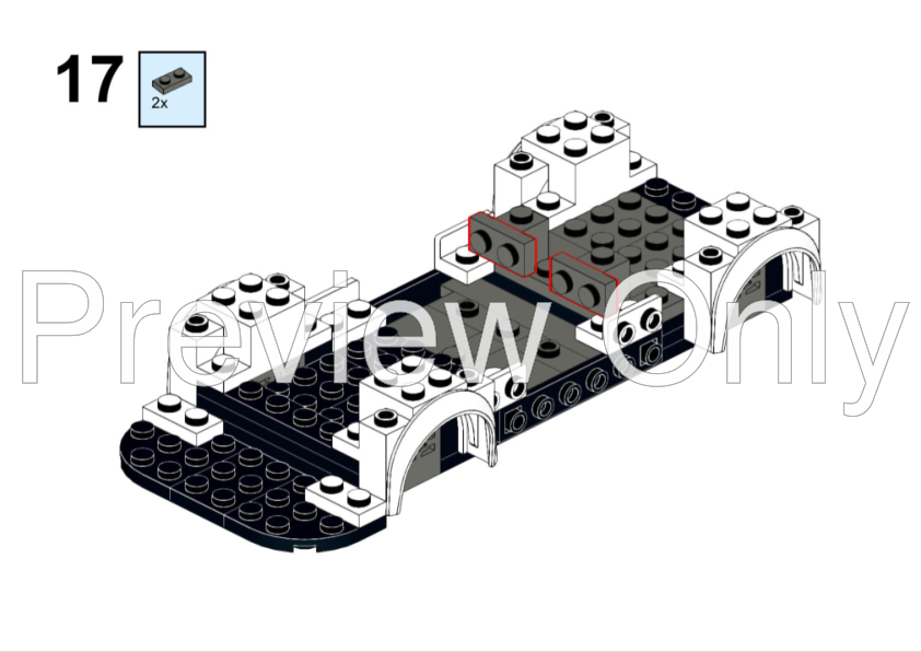 LEGO MOC Ford Escort Cosworth 8 stud wide by jameshigson0512