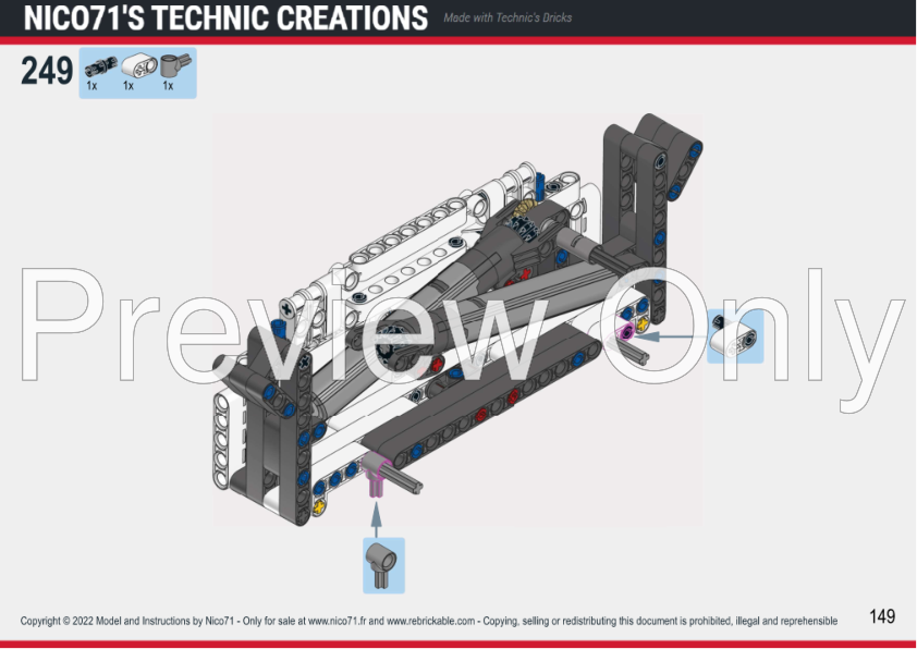 LEGO MOC 42100 Model C - Tracked Carrier by Nico71 | Rebrickable