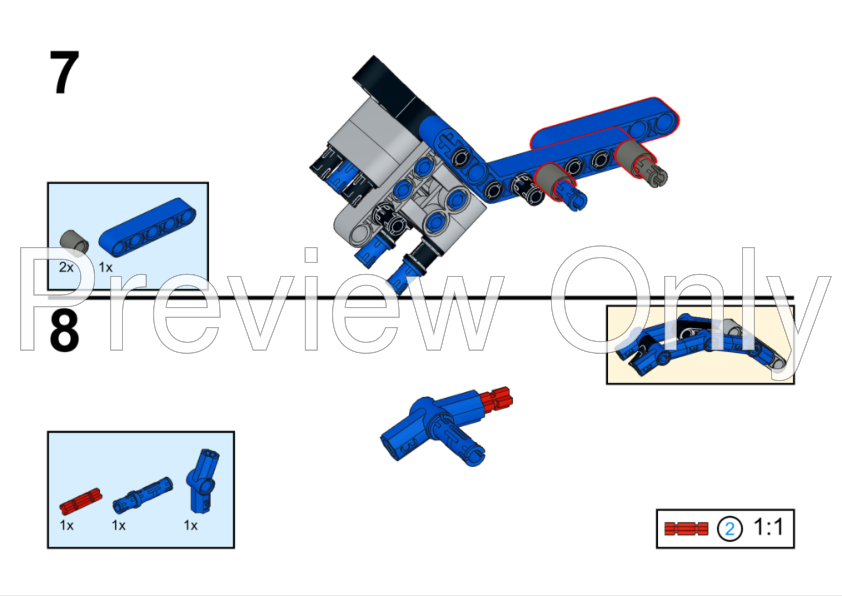 LEGO MOC-105465 42063 C-Model - Chopper by technicstudiodesigns
