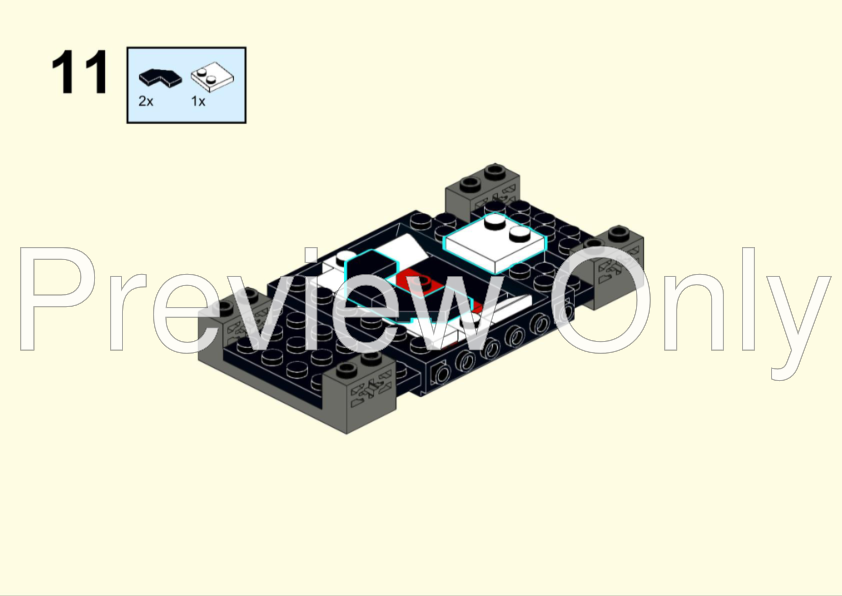 LEGO MOC Hyper Car - Lego 76908 alternate build 1 by n2brick