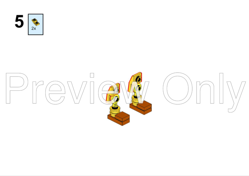 LEGO MOC Bricheadz: Fnaf 1: Golden freddy (2.0) by gamesandmovierecreation