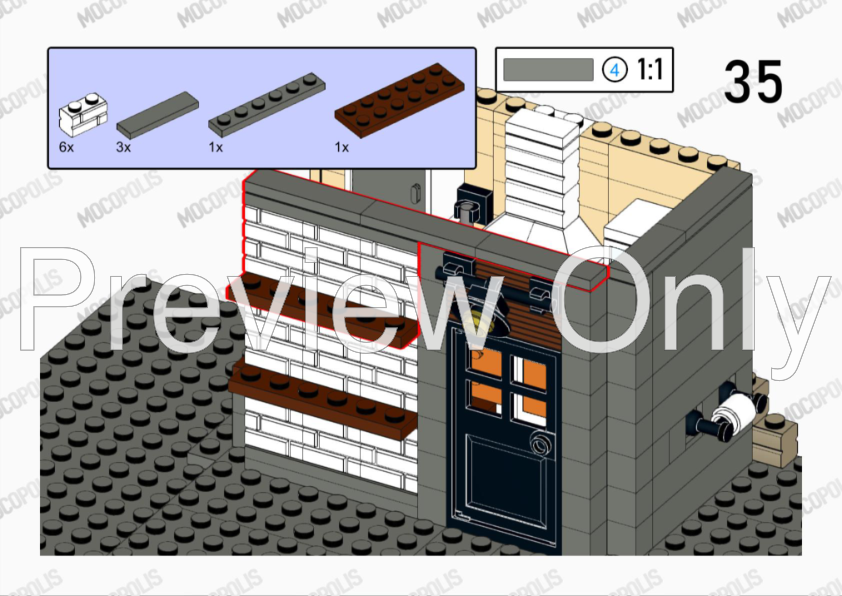 LEGO MOC Modular Fast Food Restaurant for LEGO City by MOCOPOLIS ...