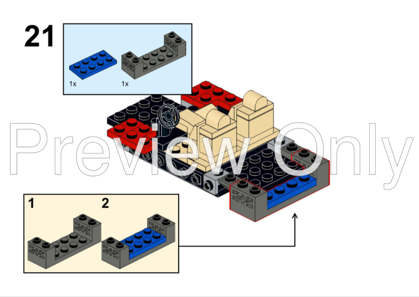 LEGO MOC AMC Gremlin - Red by IBrickedItUp | Rebrickable - Build with LEGO