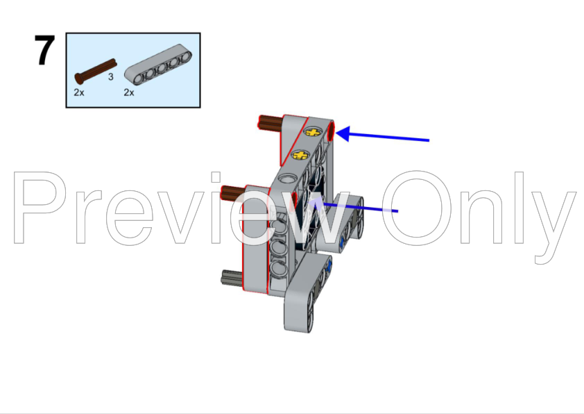 LEGO MOC Sequential 4speed gearbox by Legonutmeg Rebrickable Build with LEGO