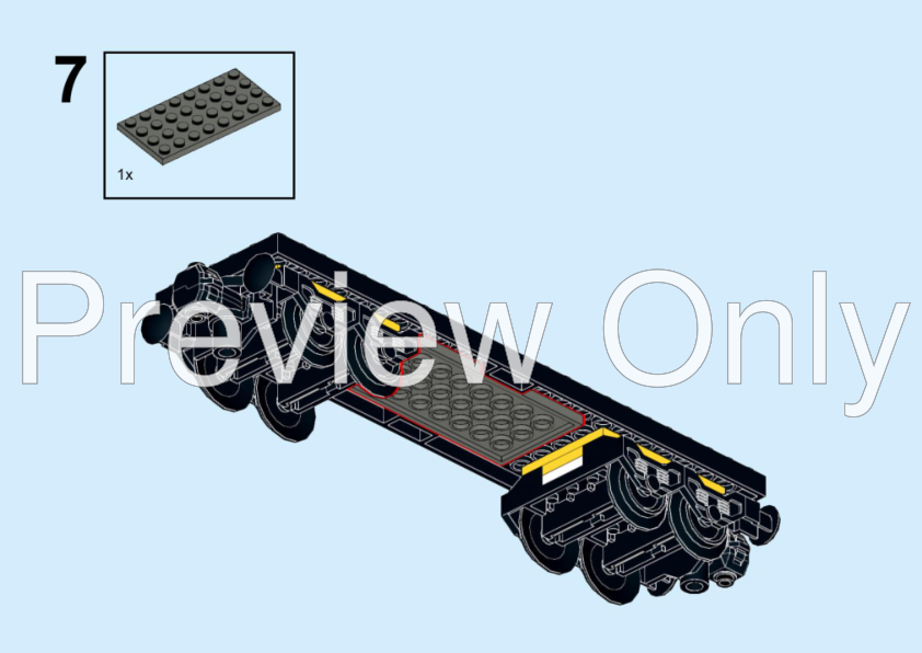 LEGO MOC Hopper Rail Car 3HV4B by Agent97 Rebrickable Build with LEGO