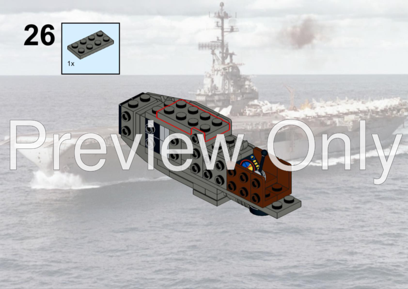 LEGO MOC-108687 Grumman F9F Panther by BatMetalHeadAFOL