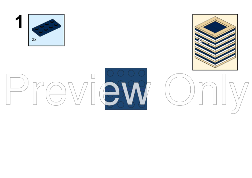 LEGO MOC Blocks Puzzle Box by Gsabey08 Rebrickable Build with LEGO