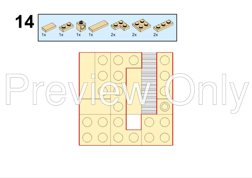 LEGO MOC Blocks Puzzle Box by Gsabey08 Rebrickable Build with LEGO